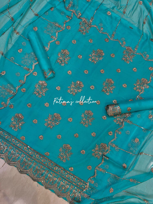 ✨ *3 PC BIG SALE DAMAN DESIGN* ✨ (SEE-GREEN)