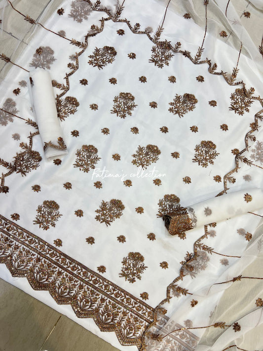 ✨ *3 PC BIG SALE DAMAN DESIGN* ✨ (PURE-WHITE)